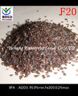 Solid Brown Corundum Aluminum Oxide With HV1800-2200 Micro Hardness