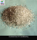High Effeiece Recycled Glass Grit Blasting Media For Removing Thick / Tough Coatings