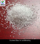 Dry And Wet Blasting Media Recycled Crushed Glass Grit With SGS Approved