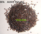 Al2o3 95% Brown Fused Corundum For Sandblasting Steel , Polishing