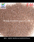 95% Al2o3 Brown Corundum Grain For Sandblasting Steel To Remove The Rust And Paint