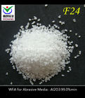 High Hardness White Alumina Granules , Aluminium Oxide Blasting Grit