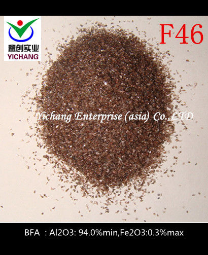 Brown Fused Alumina with good hardness and durability for Resin Abrasives grinding  and cutting off wheels