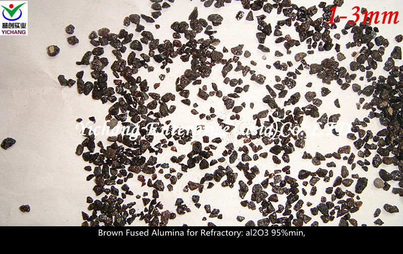 Brown Fused Alumina with  high density for water filter media filter material water treatment