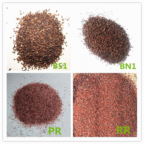 Abrasive Almandite Material Garnet Sand With Uniform Particles SGS Approved