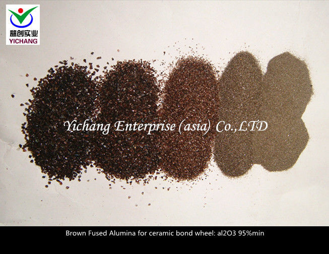 F8-F1500 Brown Fused Aluminum Oxide , Sandblasting Media 1.72-1.95g/Cm3