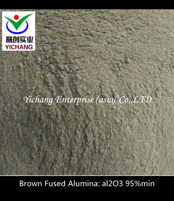 Size 100F, 200F, 325F Powder Brown Fused Aluminum Oxide / Aluminum Oxide Blasting Abrasive