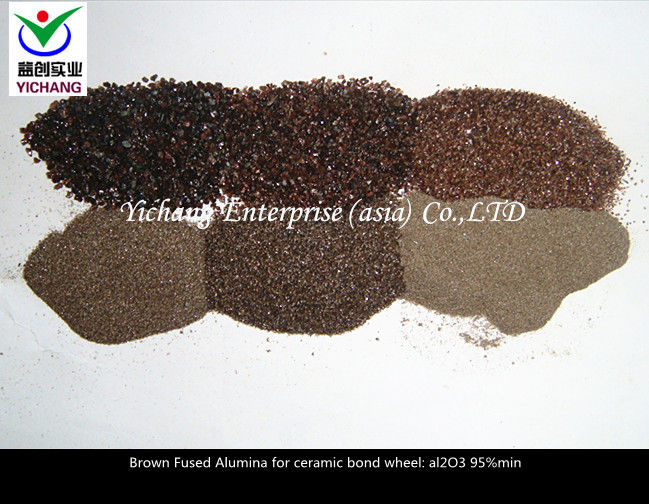 1.68-1.95g/Cm3 Brown Aluminum Oxide Grain Grinding Of Malleable Iron , Hard Bronze