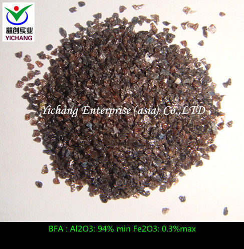 Brown Aluminum Oxide Non Magnetic Macrogrits For Sandblasting Pipe And Tanks