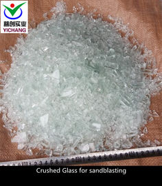 6.0 Moh Hardness Crushed Glass Sandblasting Media